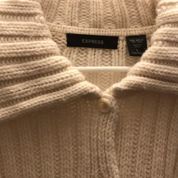 Express long button up wool cardigan - Picture 5 of 6